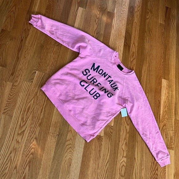 Free People Retro Brand Surf Club Pullover Size XS NWT - Picture 4 of 10